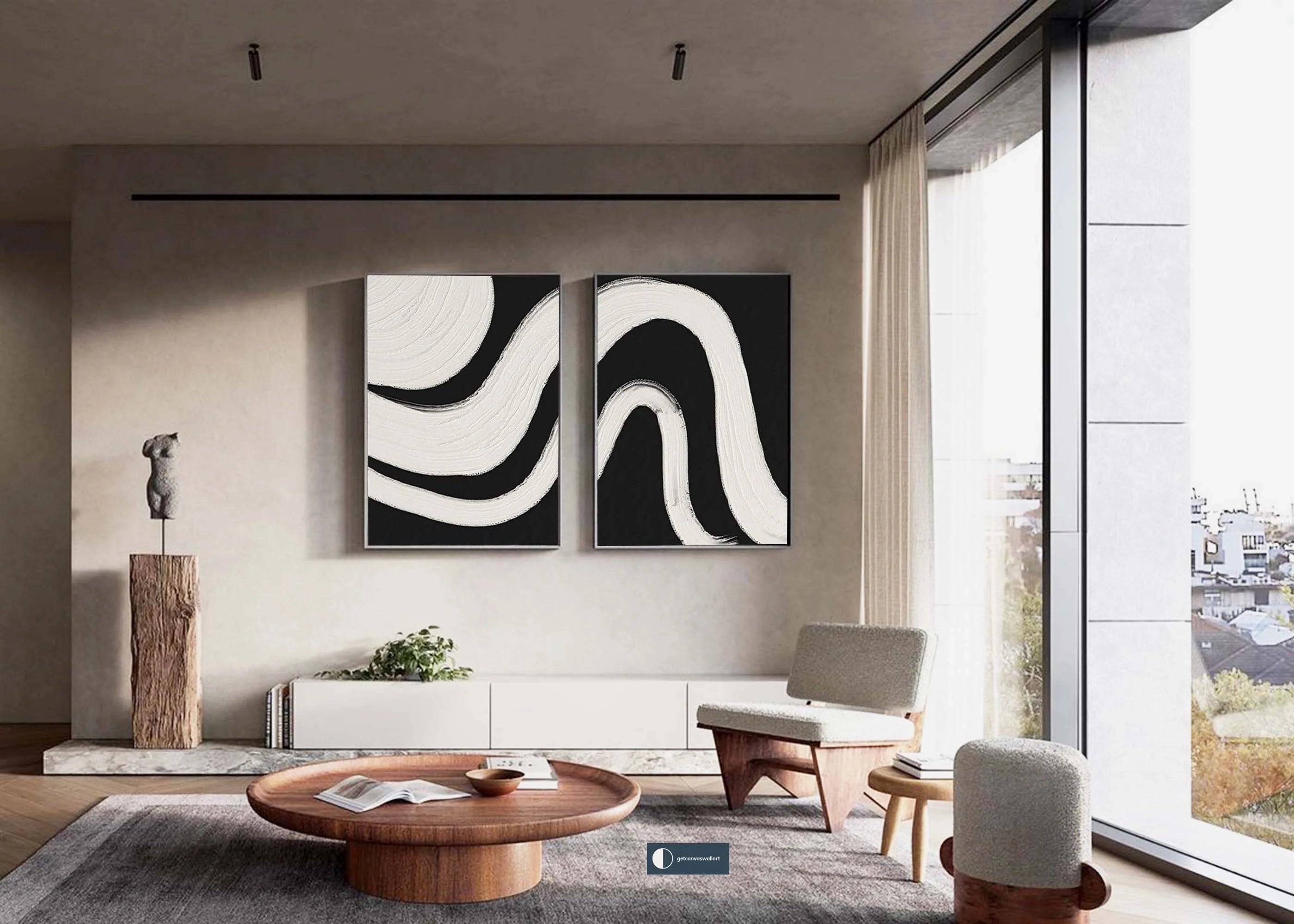 Abstract Tranquility Set of 2 #WS020