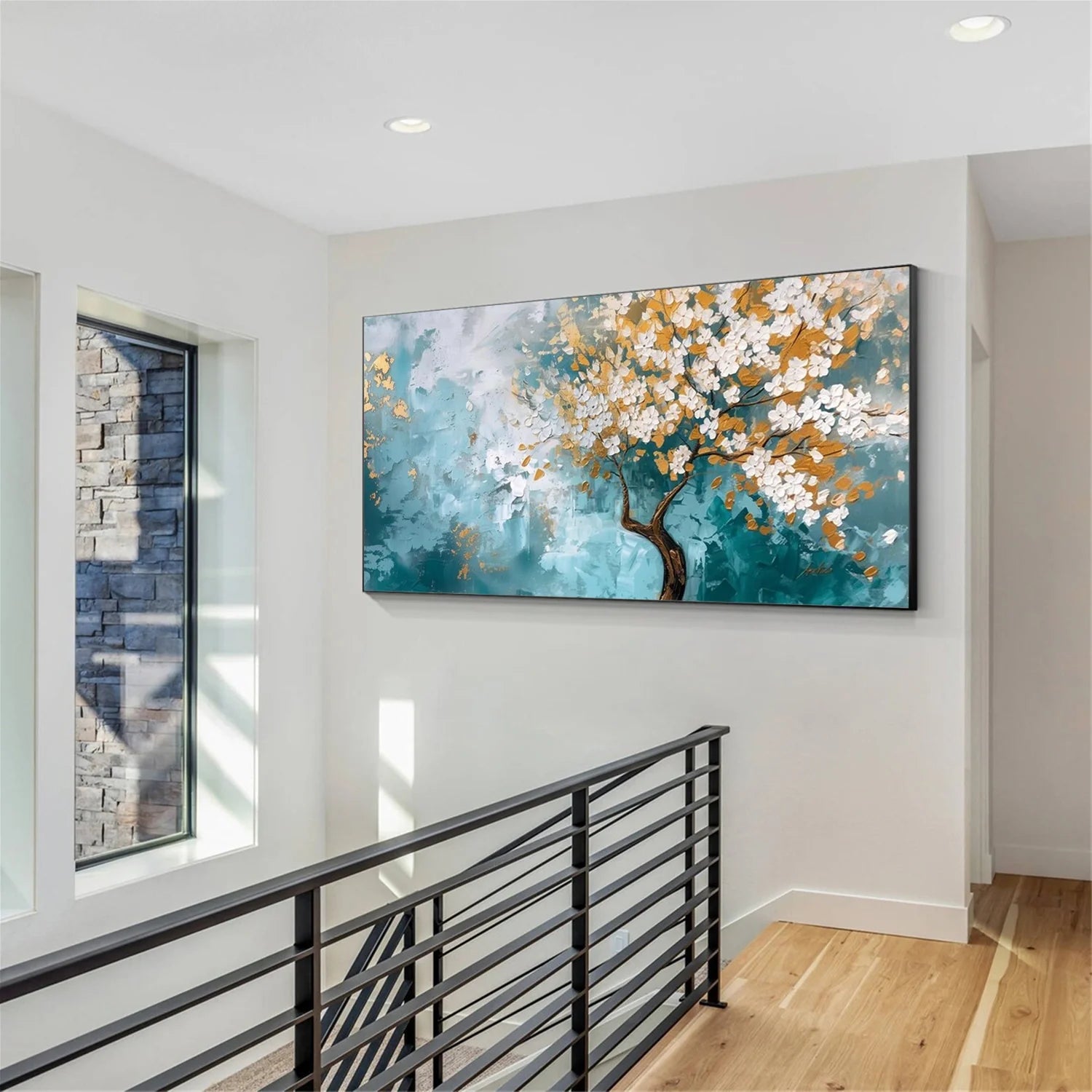 Flower & Tree Abstract Wall Art #ML186