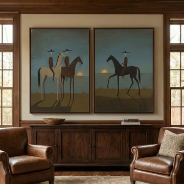 Vintage Americana Art Set of 2 #VA012