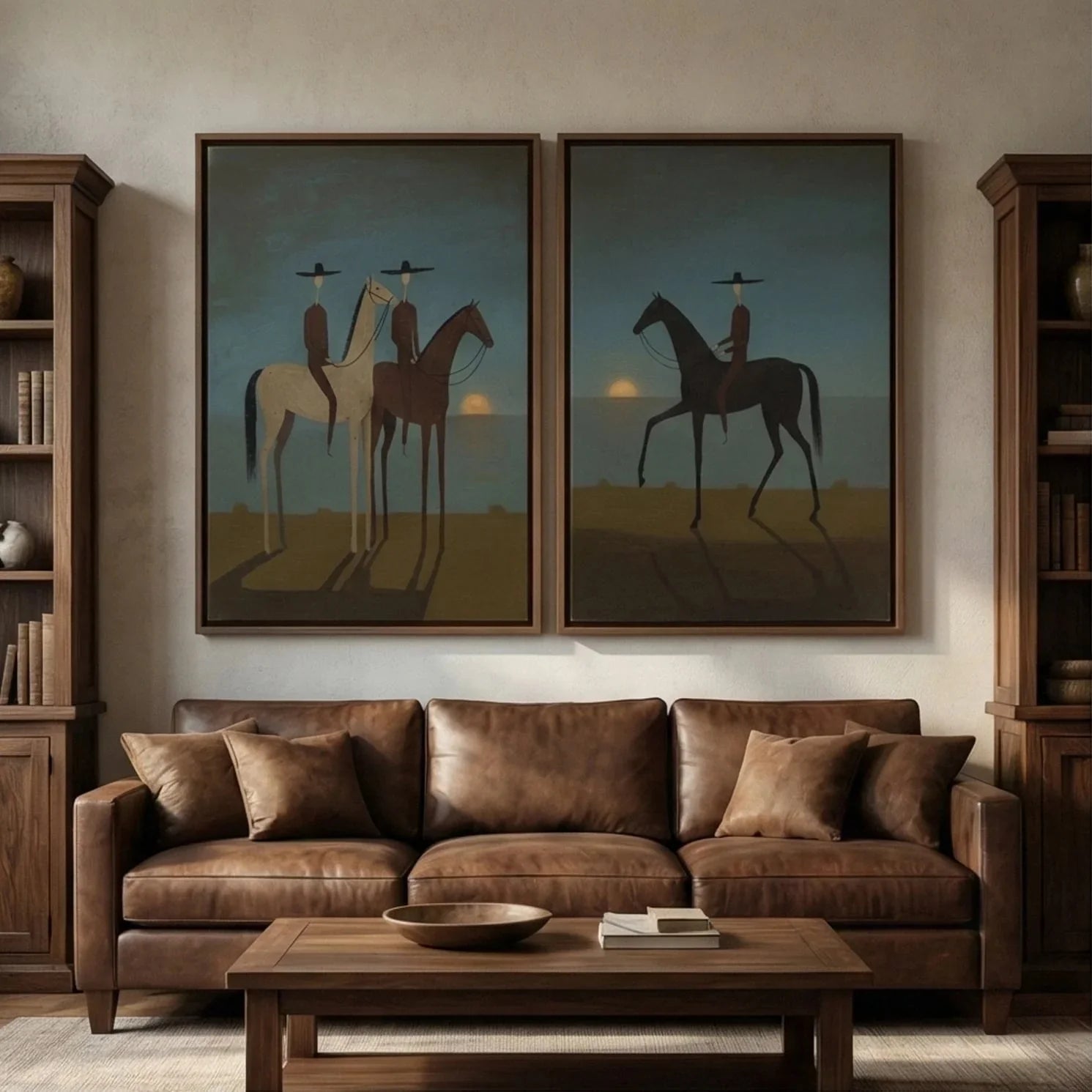 Vintage Americana Art Set of 2 #VA012