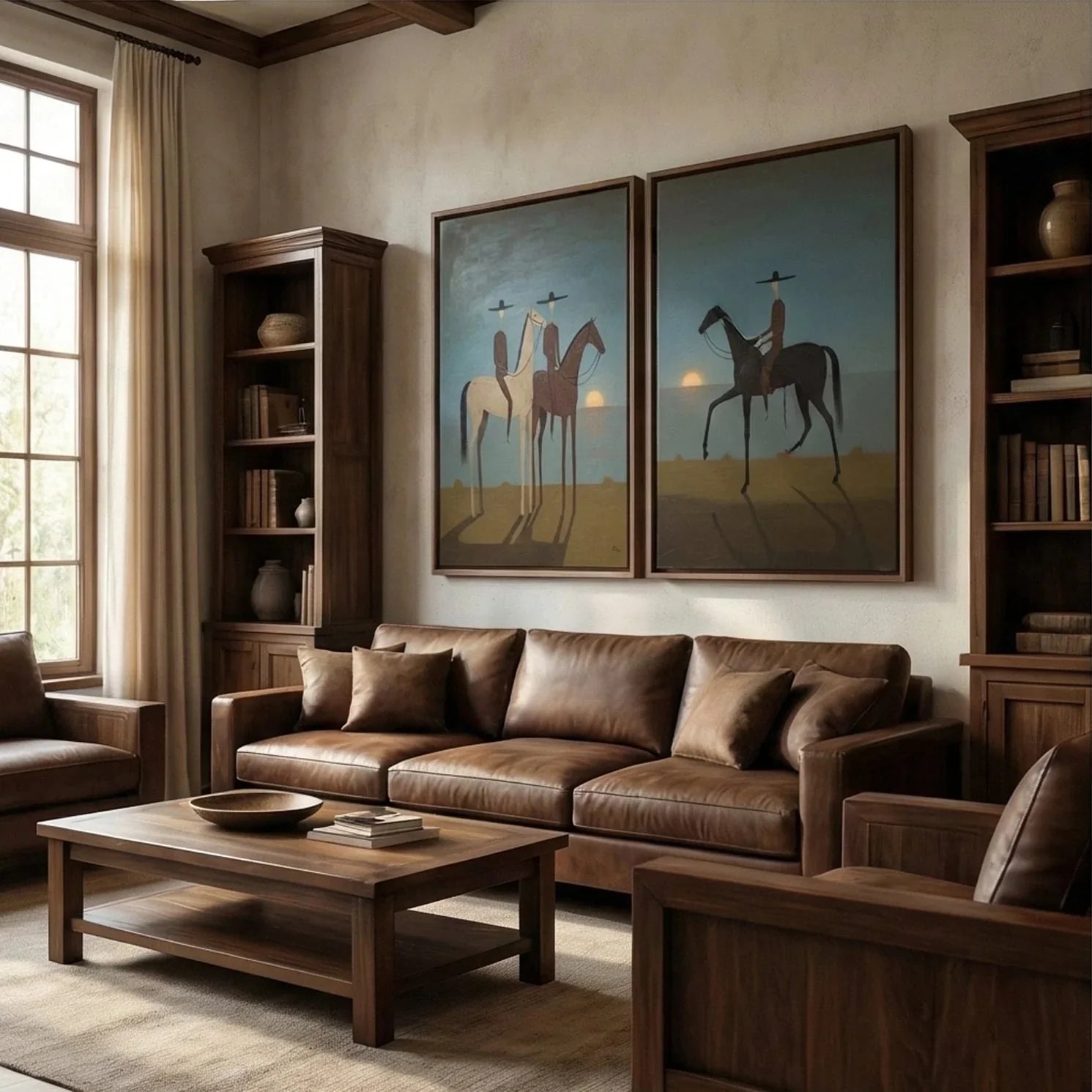 Vintage Americana Art Set of 2 #VA012
