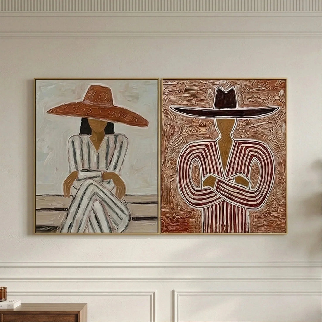 Vintage Americana Art Set of 2 #VA015