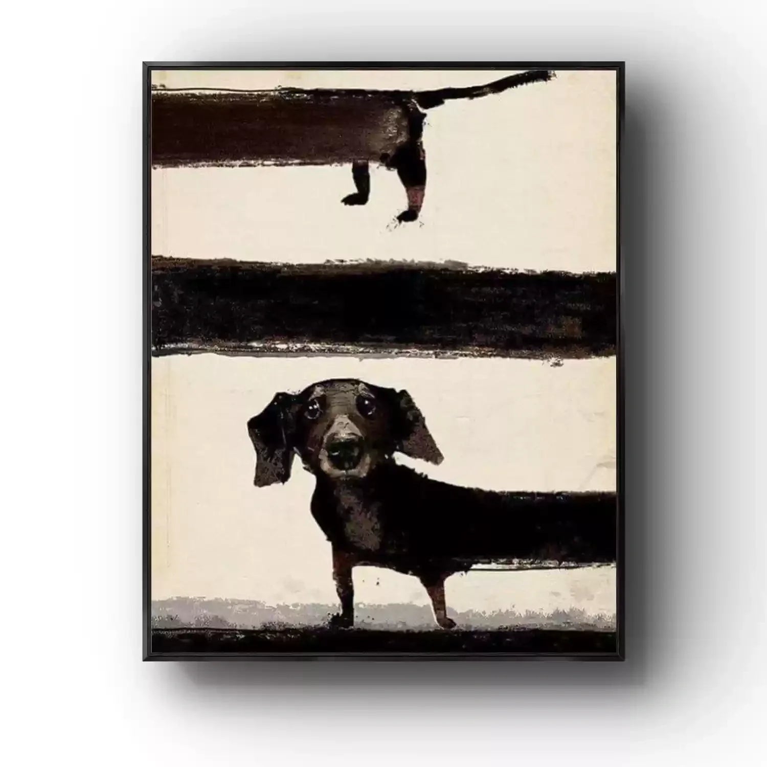 Abstract Animal Dog Wall Art #AL102