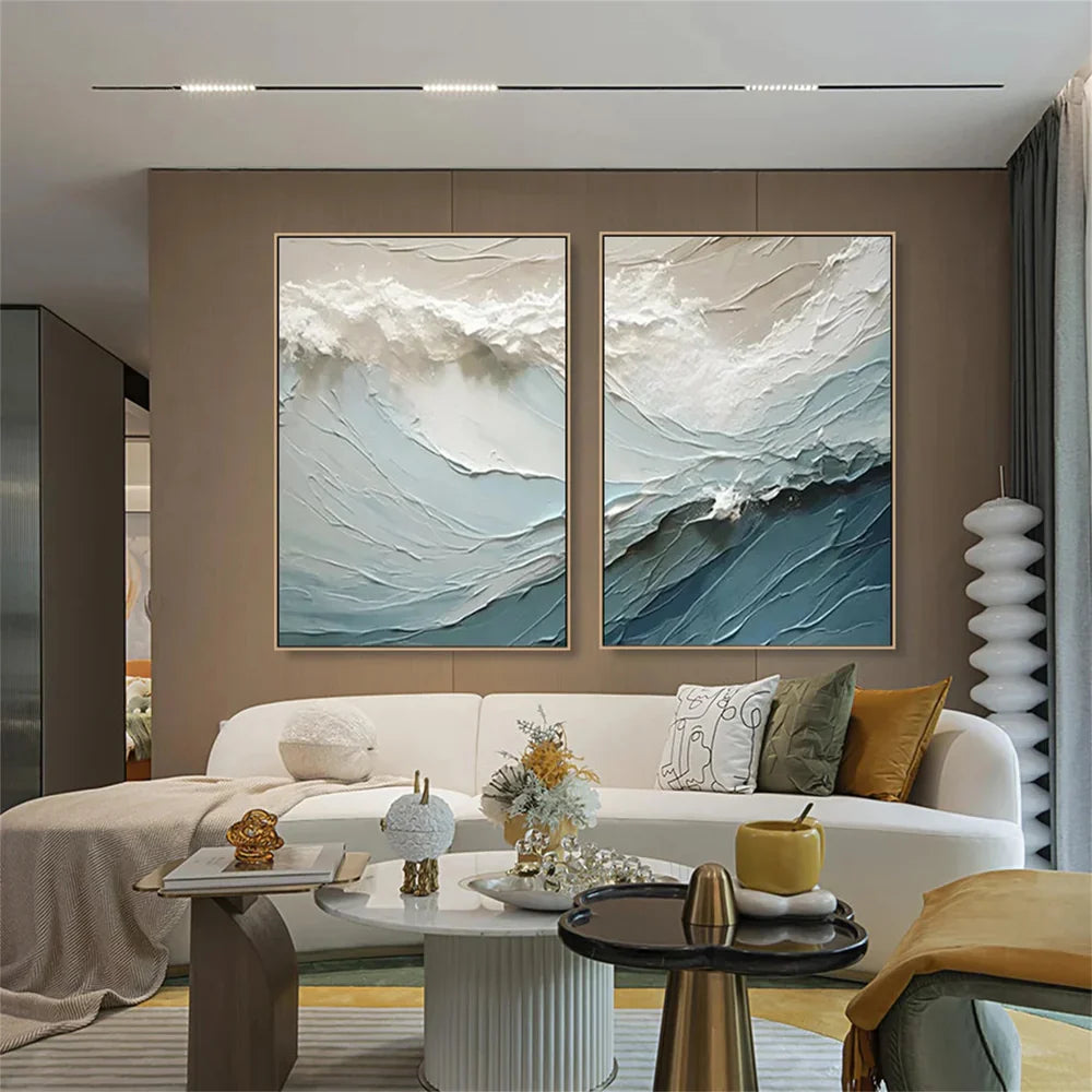 Minimalist Sea & Sky Art Set of 2 #MS012