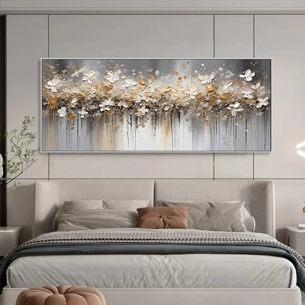 Flower & Tree Abstract Textured Wall Art #ML100