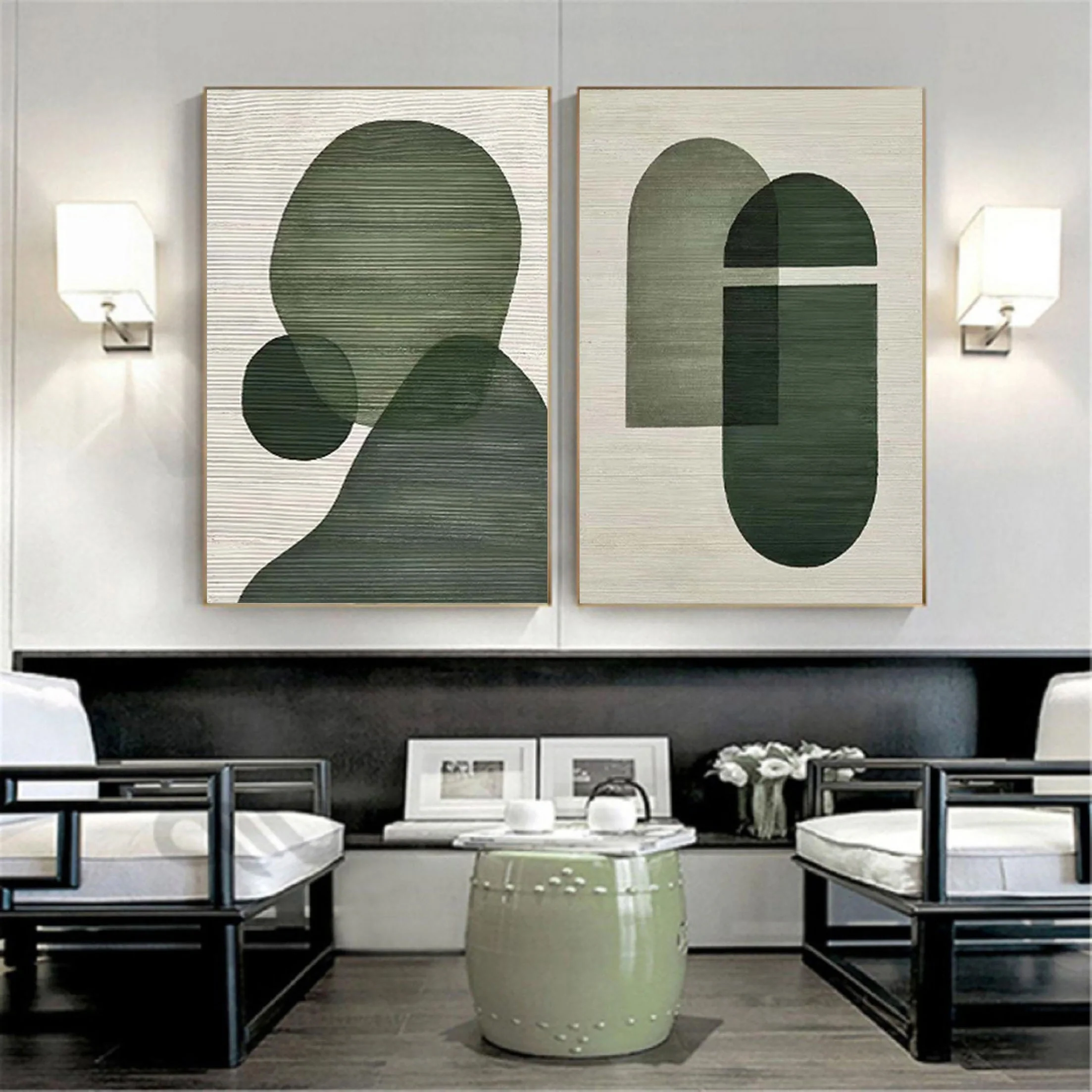 Abstract Tranquility Set of 2 #WS024