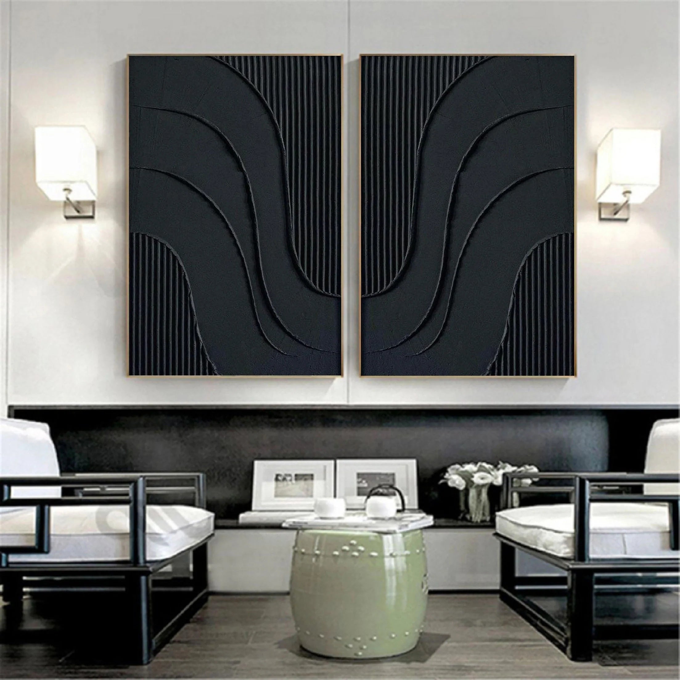 Minimalist Zen Set of 2 #MZ027