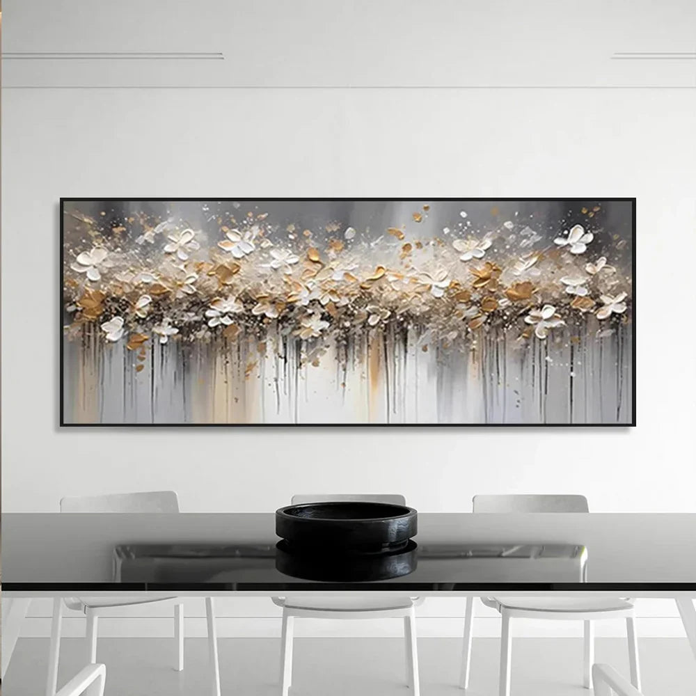 Flower & Tree Abstract Textured Wall Art #ML100