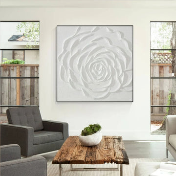 Flower & Tree Abstract Textured Wall Art #ML133