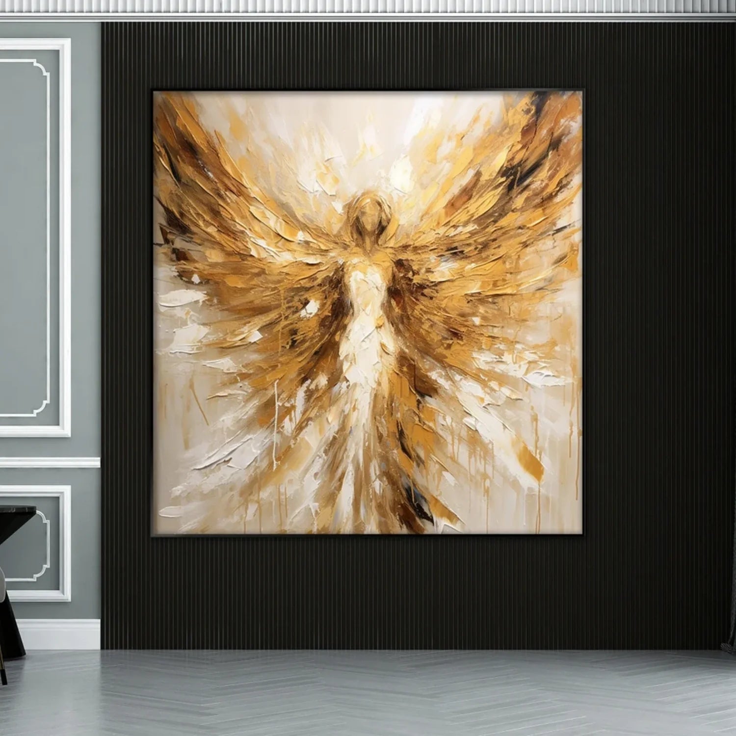 Abstract Angel Wing Textured Painting #AP046