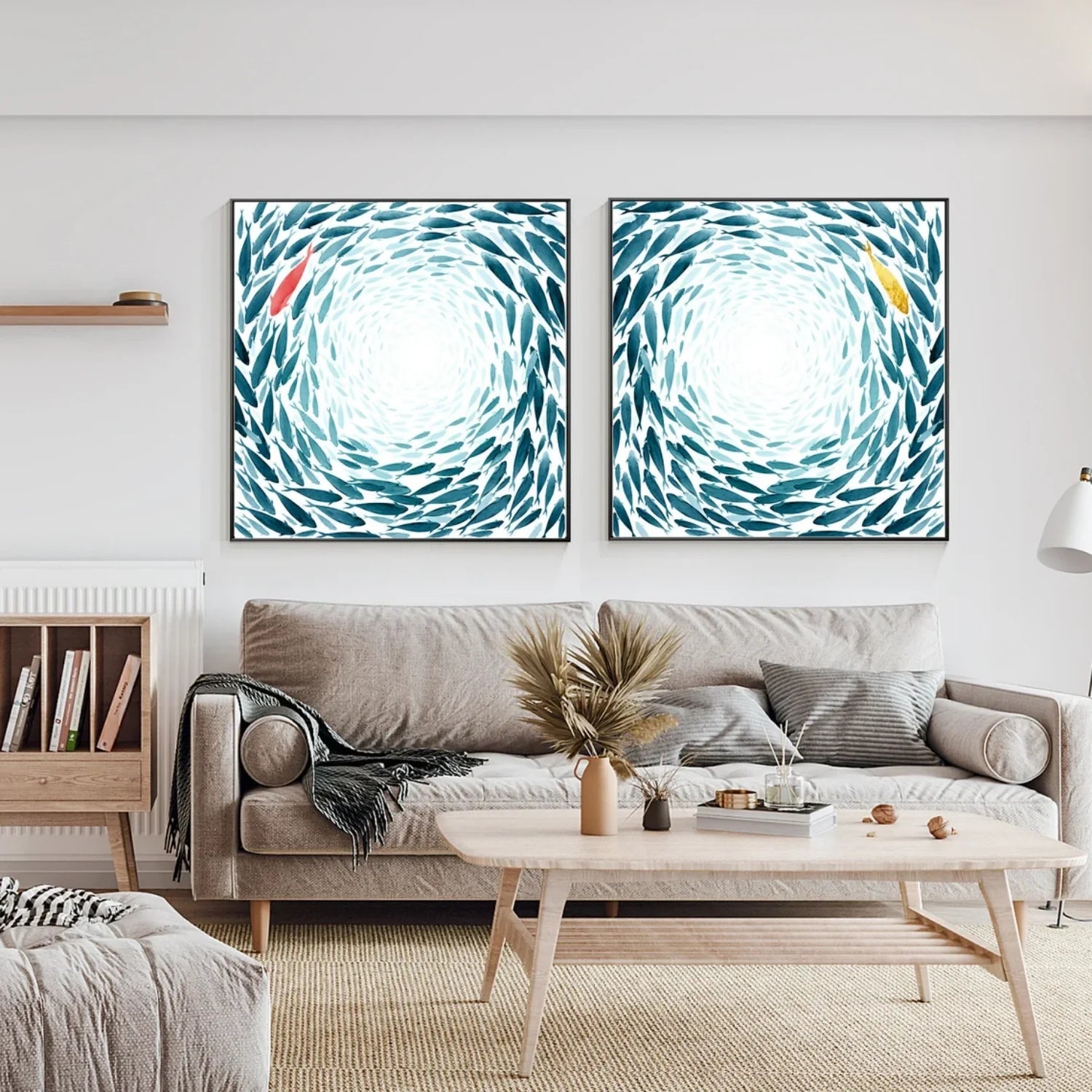 Abstract Canvas Art Set of 2 #WS636