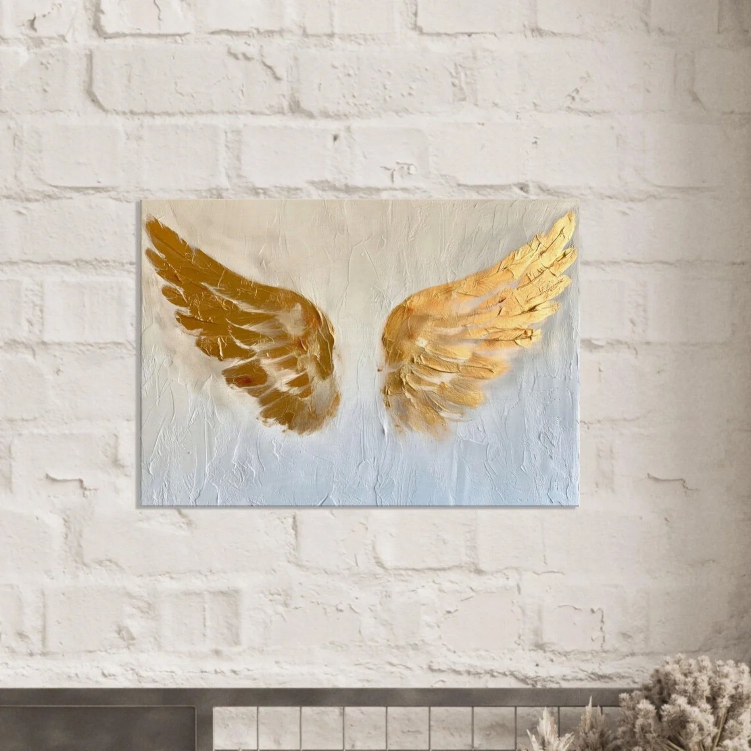 Abstract Angel Wing Textured Painting #AP054