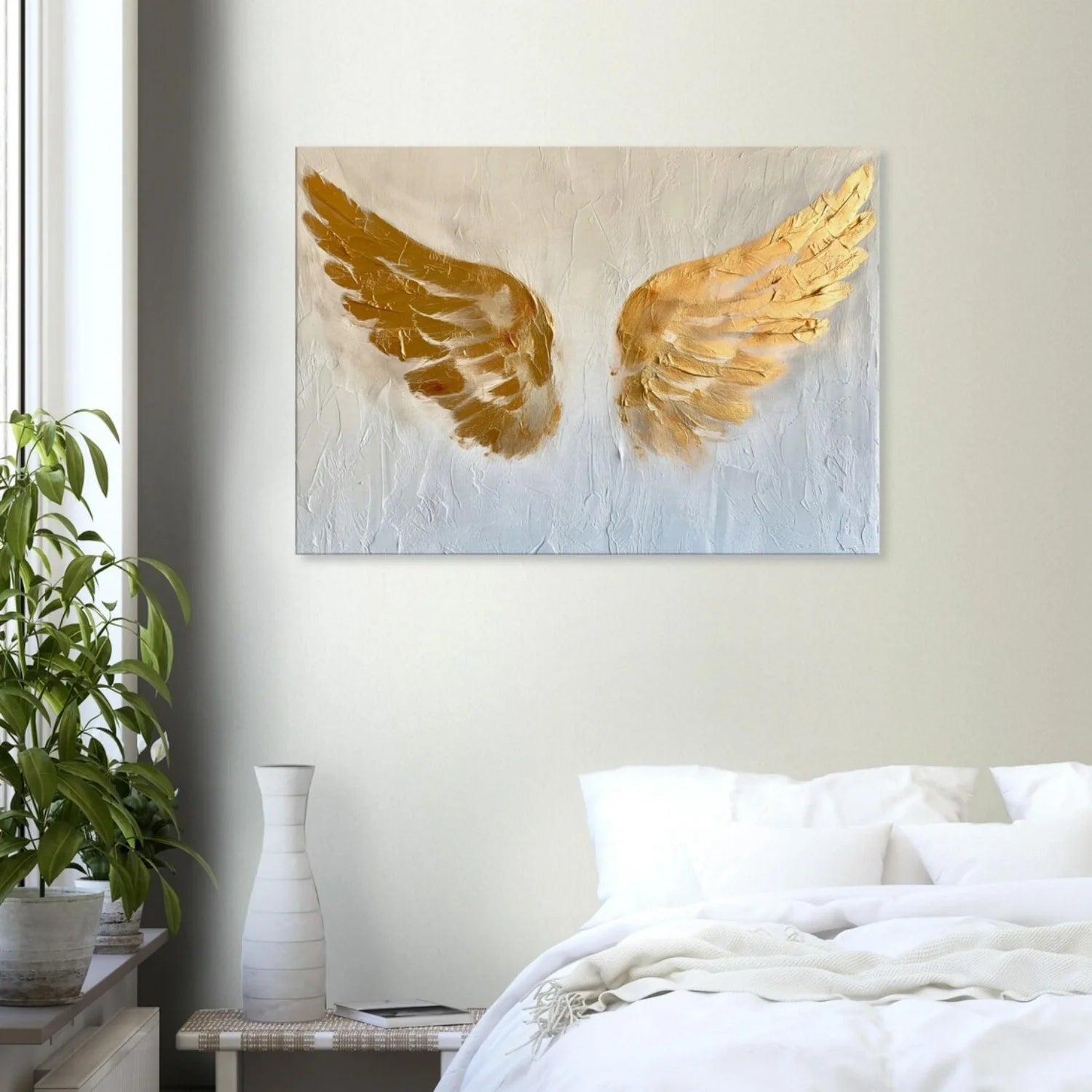 Abstract Angel Wing Textured Painting #AP054