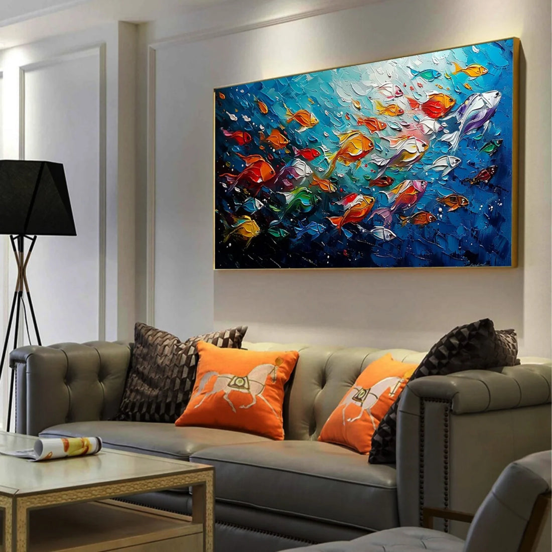 Abstract Animal Textured Wall Art #AL125
