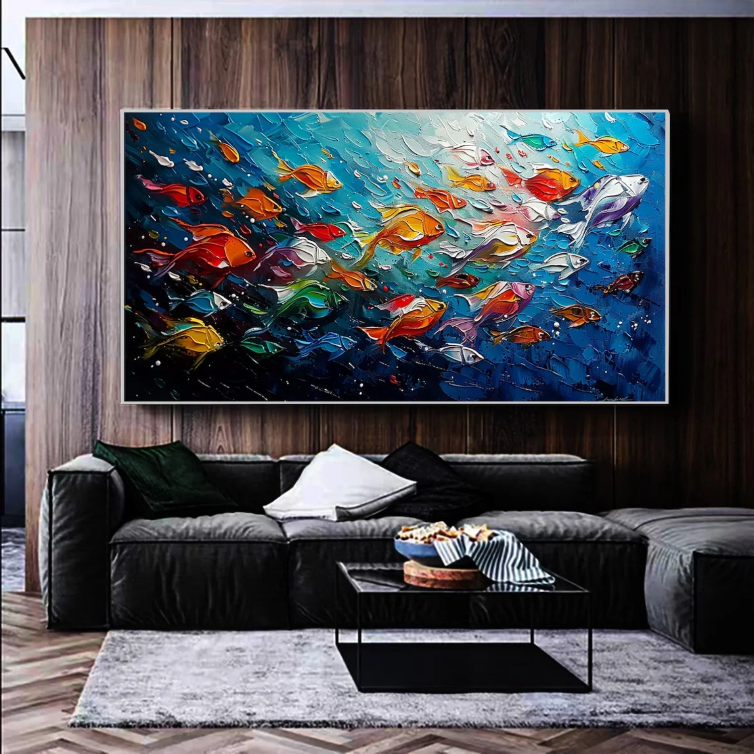 Abstract Animal Textured Wall Art #AL125