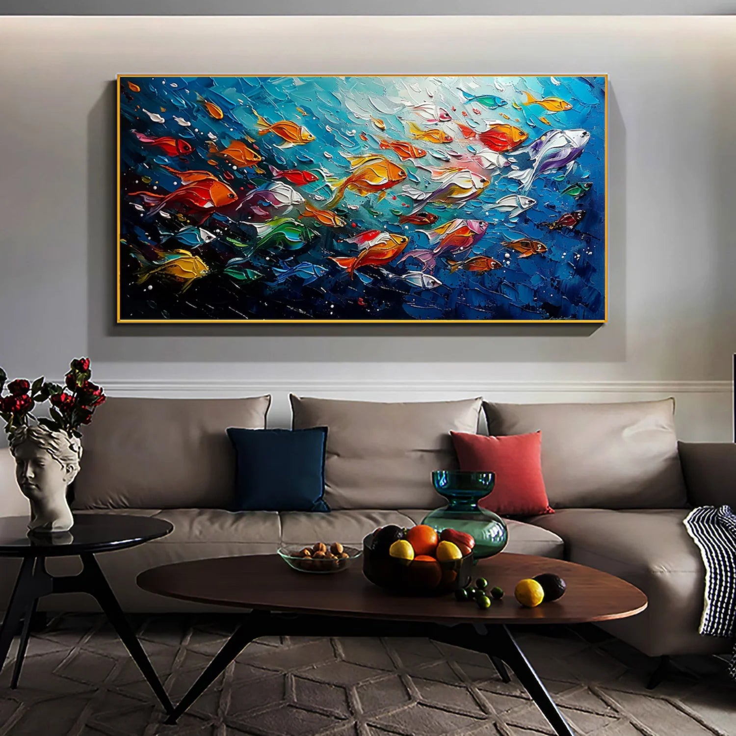 Abstract Animal Textured Wall Art #AL125