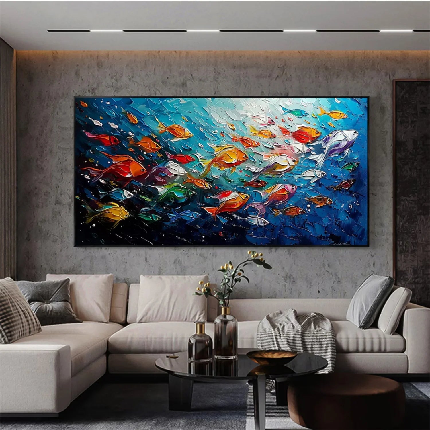 Abstract Animal Textured Wall Art #AL125
