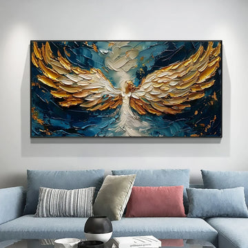 Abstract Angel Wing Textured Painting #AP052