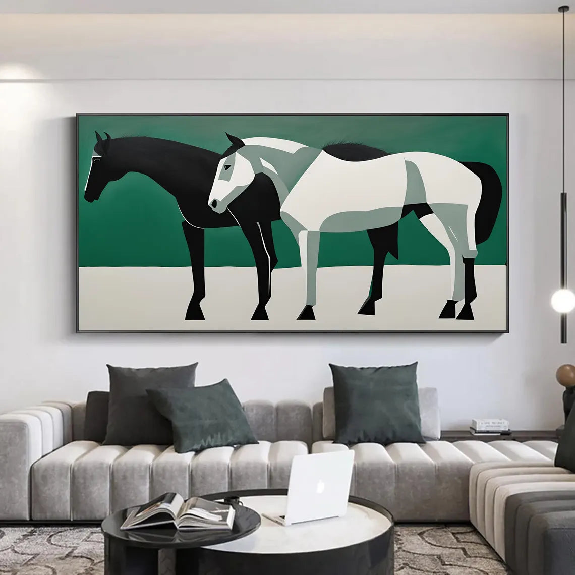 Abstract Animal Horse Wall Art #AL122