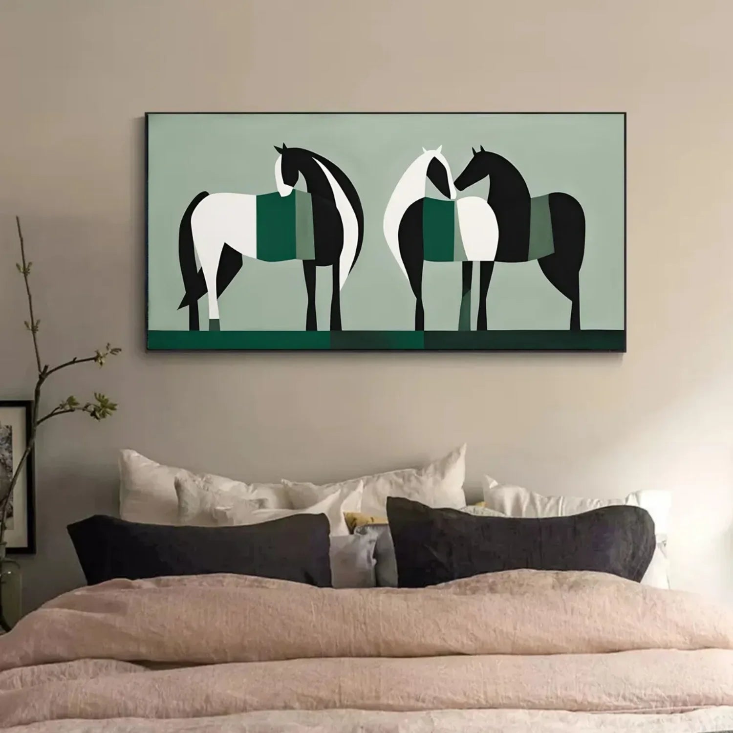 Abstract Animal Horse Wall Art #AL121