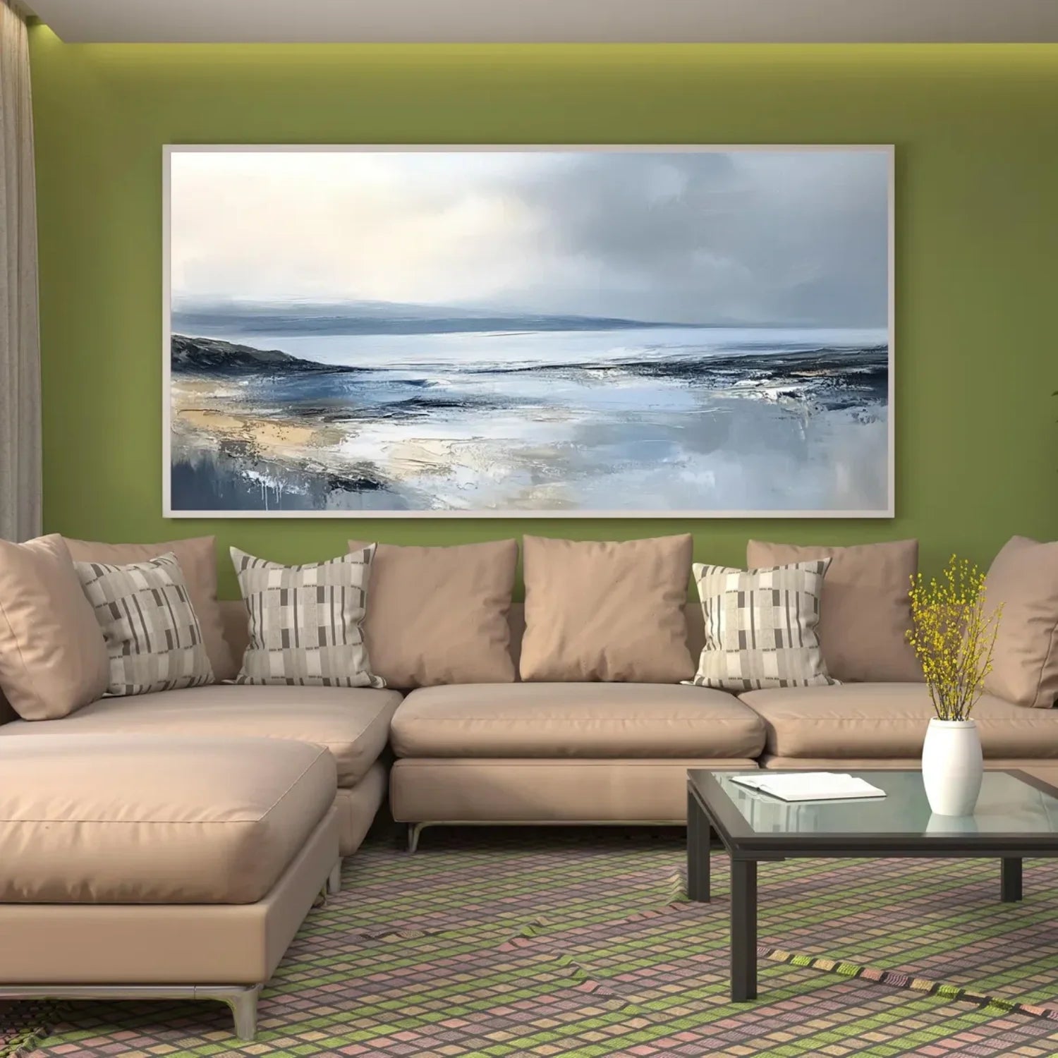 Sea & Sky Abstract Wall Art #MS133