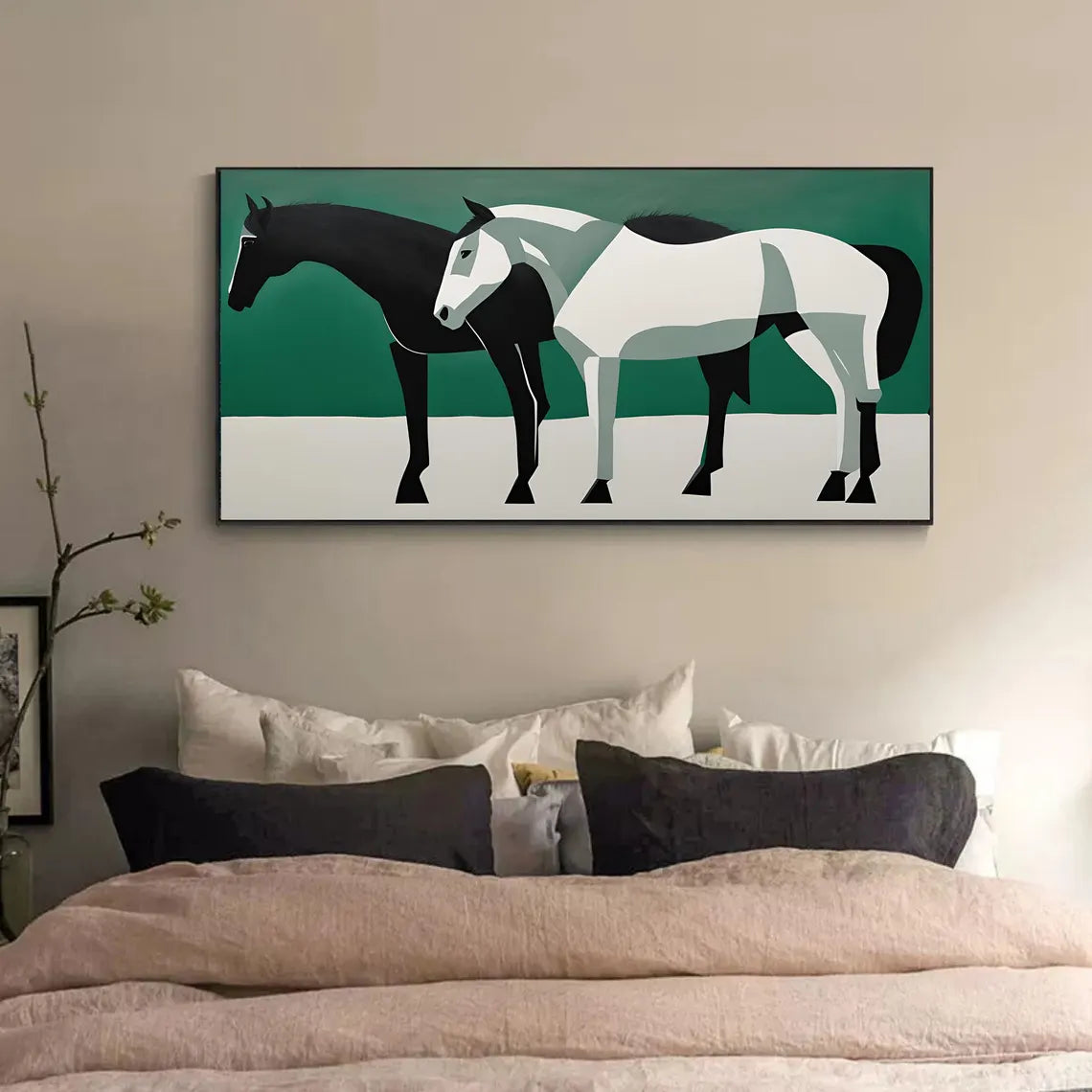 Abstract Animal Horse Wall Art #AL122