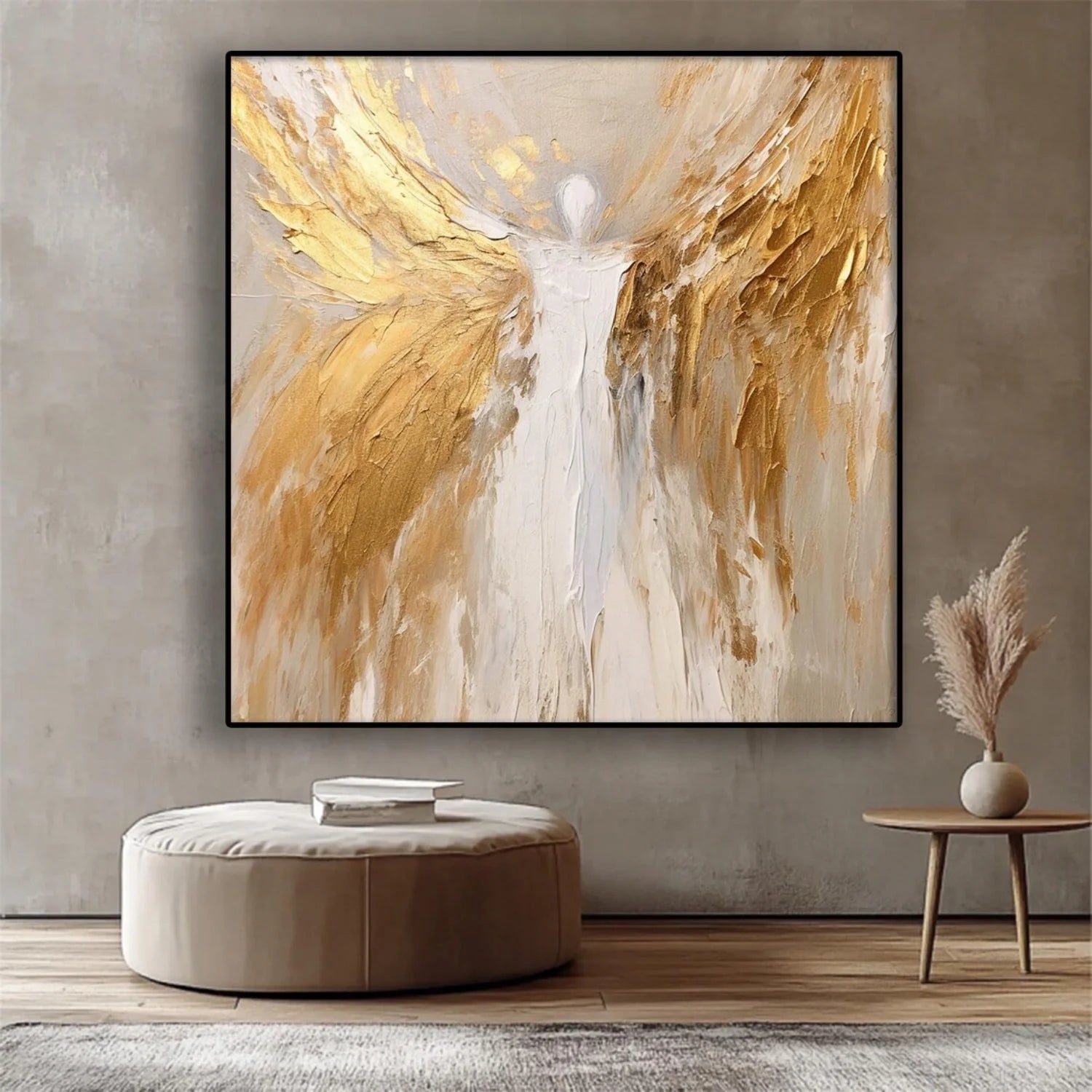 Abstract Angel Wing Textured Painting #AP049