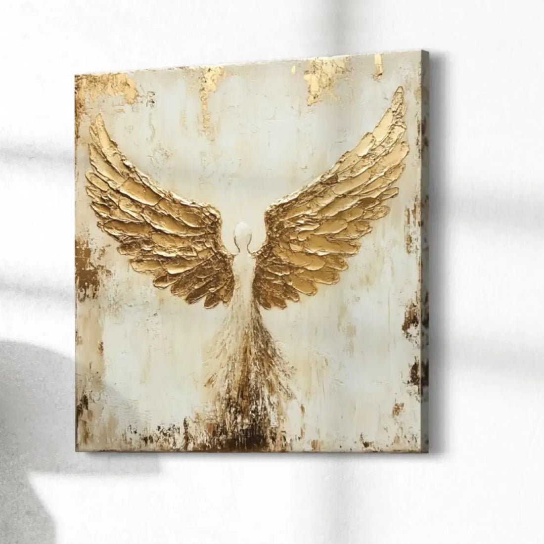 Abstract Angel Wing Textured Painting #AP045
