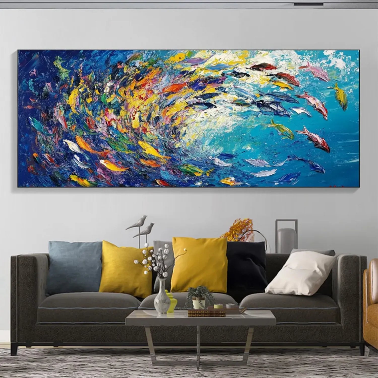 Abstract Animal Textured Wall Art #AL126