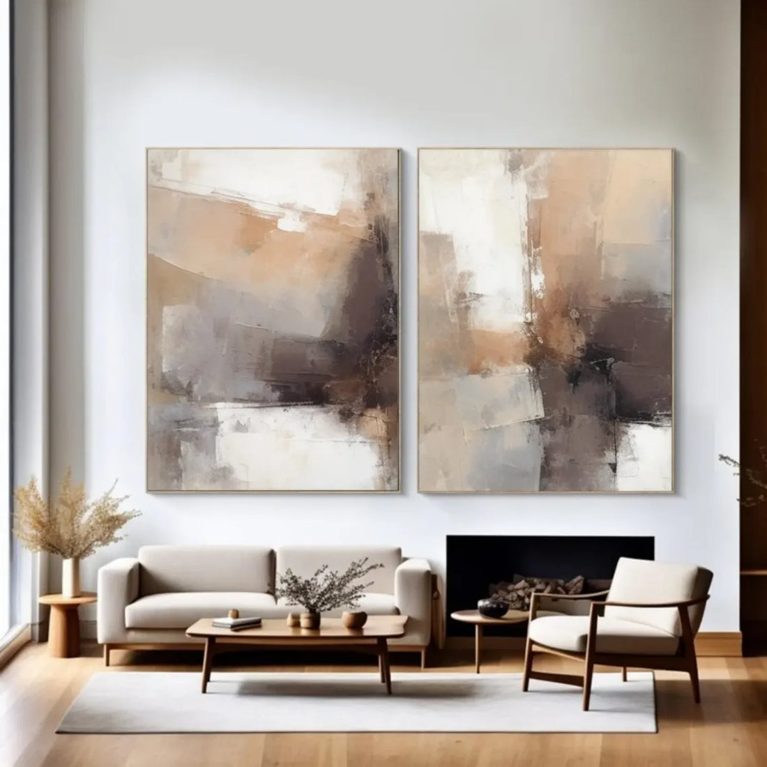 Wabi Sabi Canvas Art Set of 2 #WS619