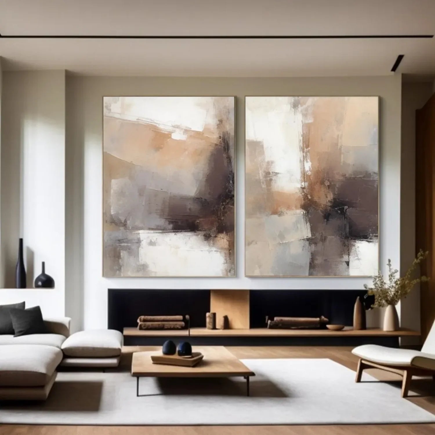 Wabi Sabi Canvas Art Set of 2 #WS619