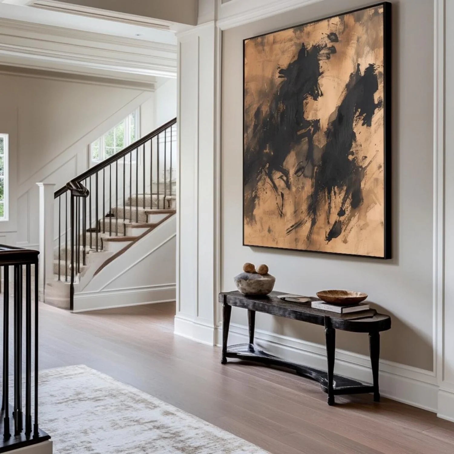 Abstract Animal Horse Wall Art #AL120