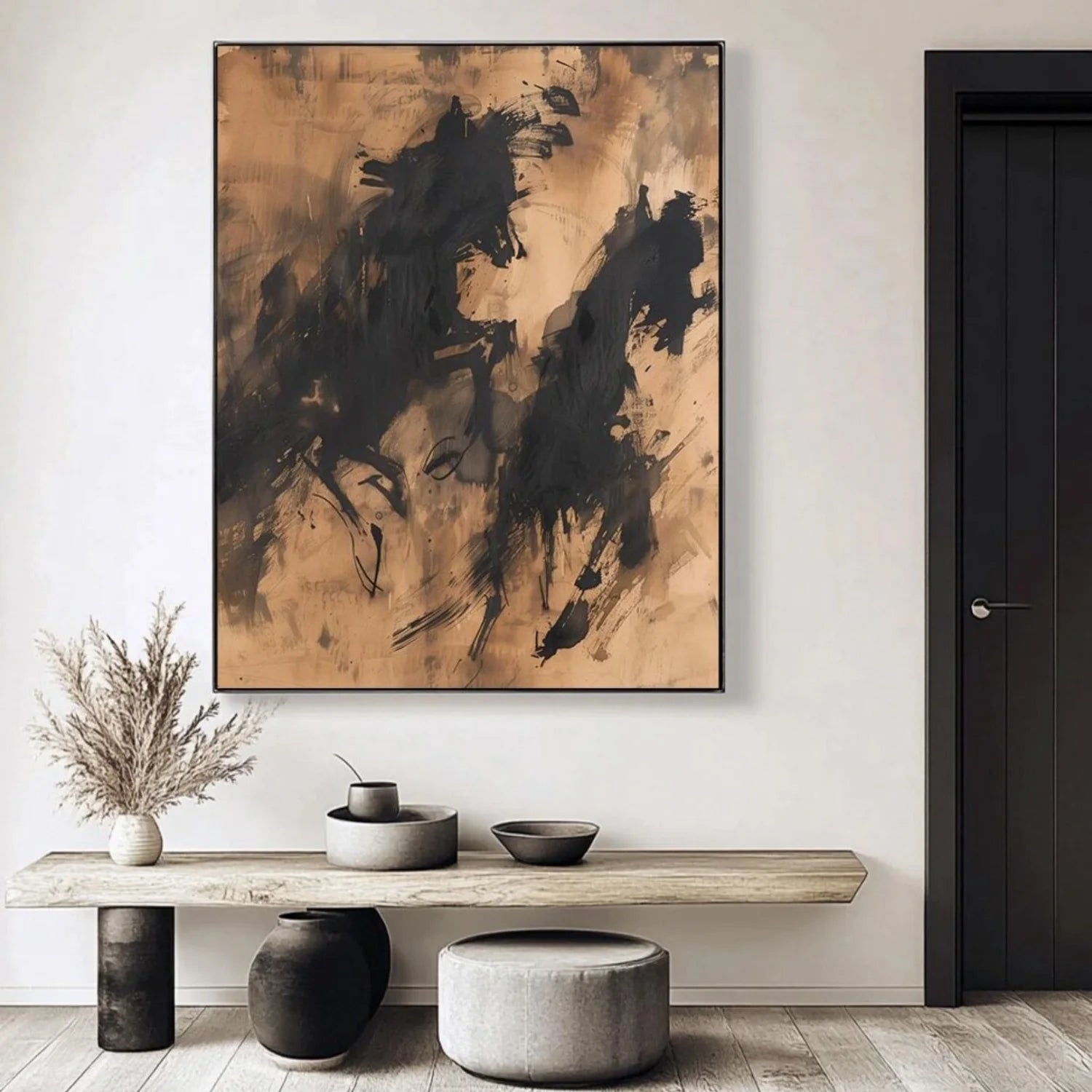 Abstract Animal Horse Wall Art #AL120