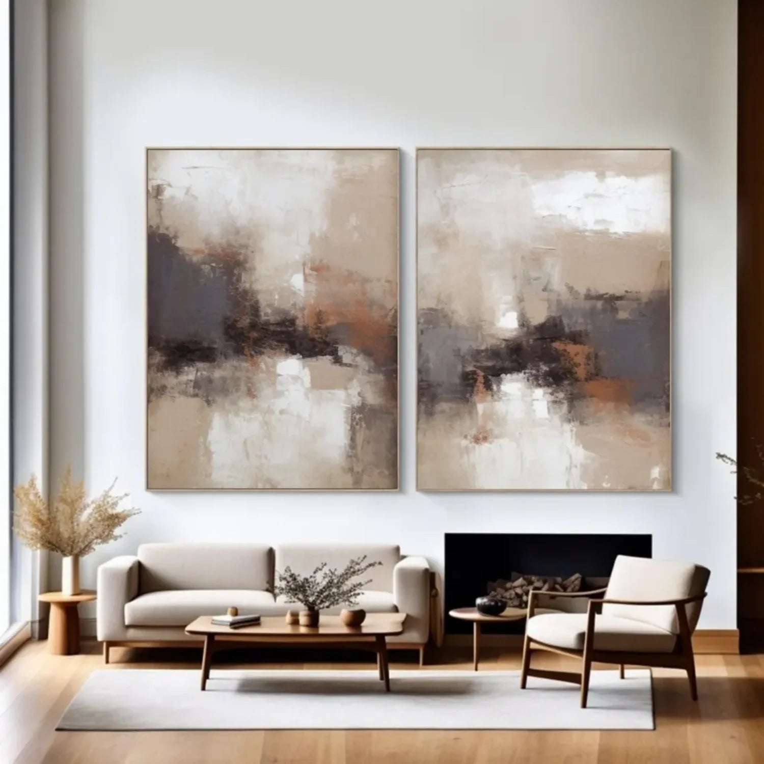 Wabi Sabi Canvas Art Set of 2 #WS620