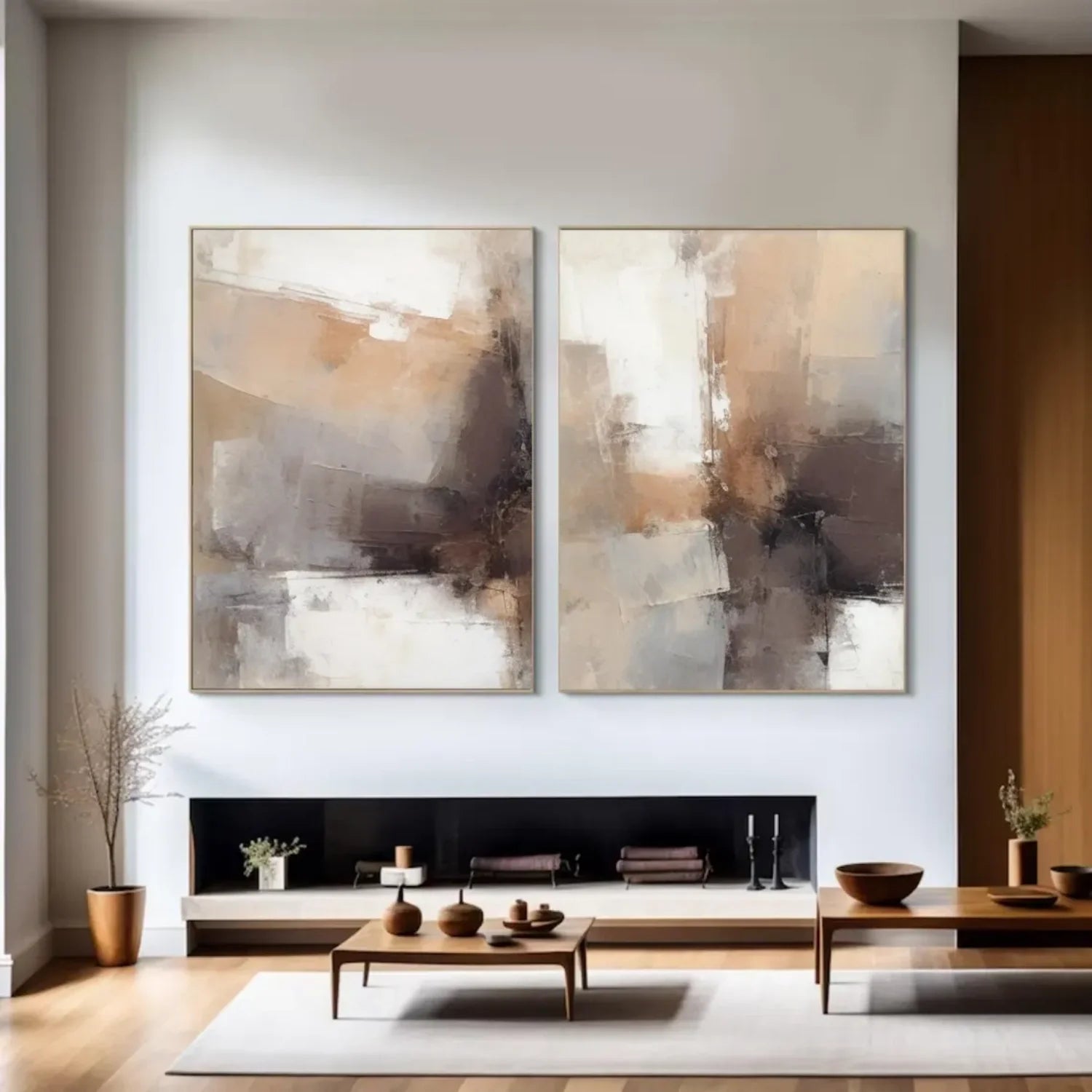 Wabi Sabi Canvas Art Set of 2 #WS619