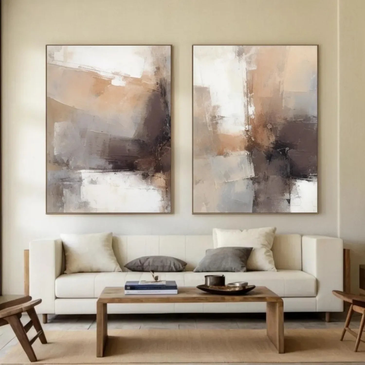 Wabi Sabi Canvas Art Set of 2 #WS619