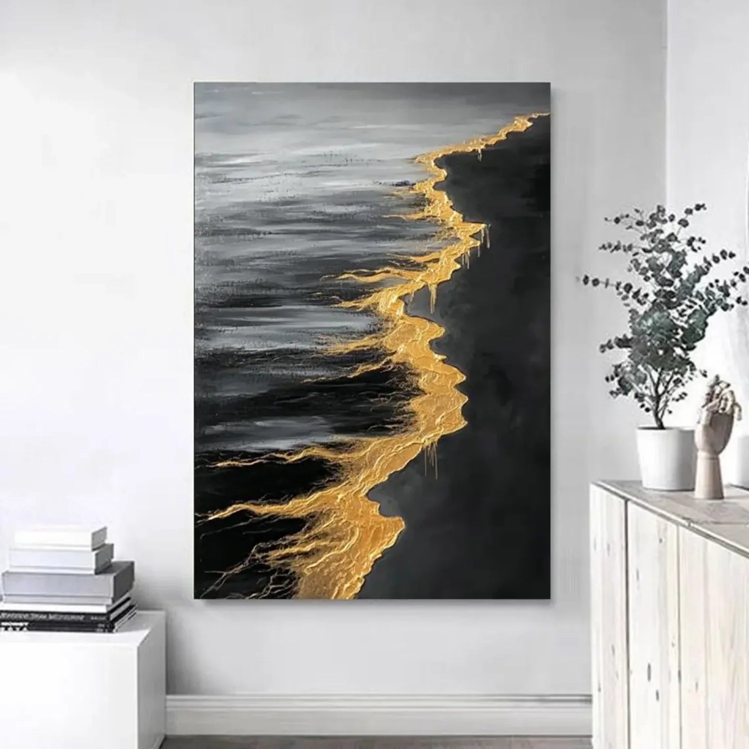 Abstract Textured Canvas Art #WS604