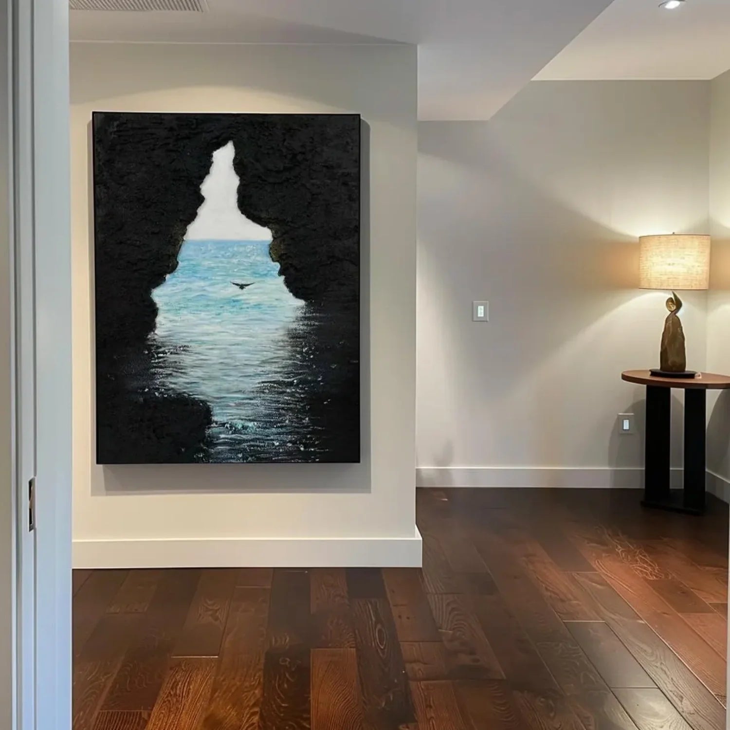Sea & Sky Abstract Textured Wall Art #MS123