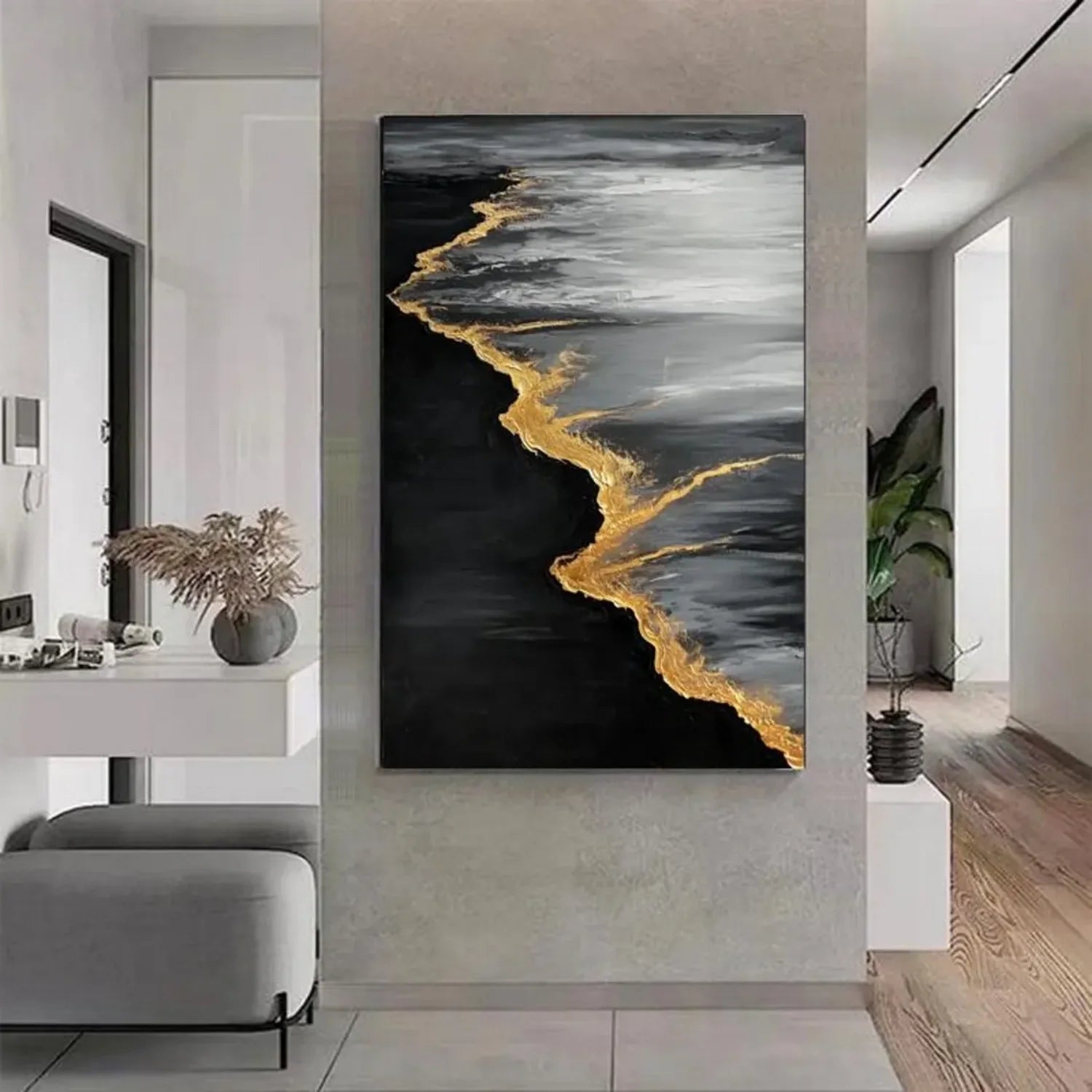 Abstract Textured Canvas Art #WS604