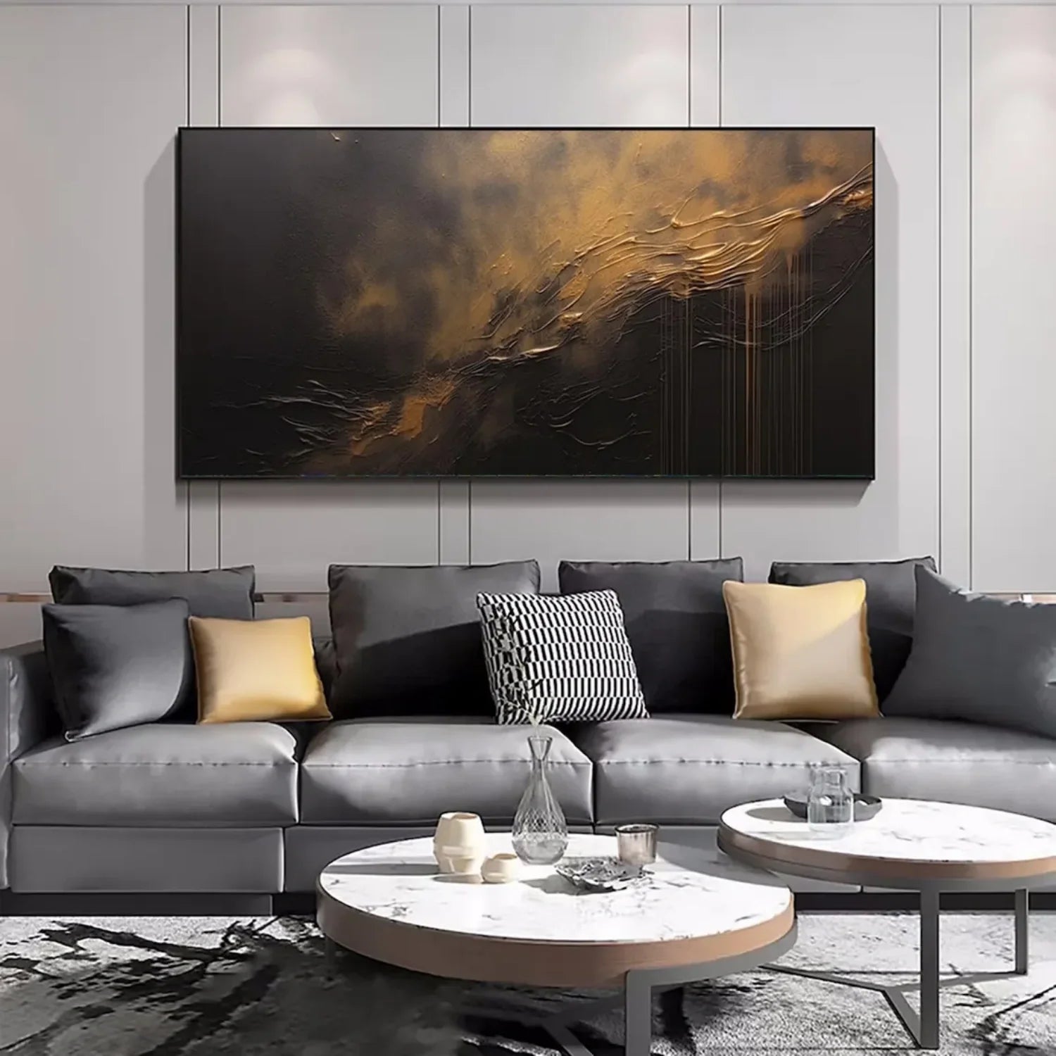 Abstract Canvas Art #WS643