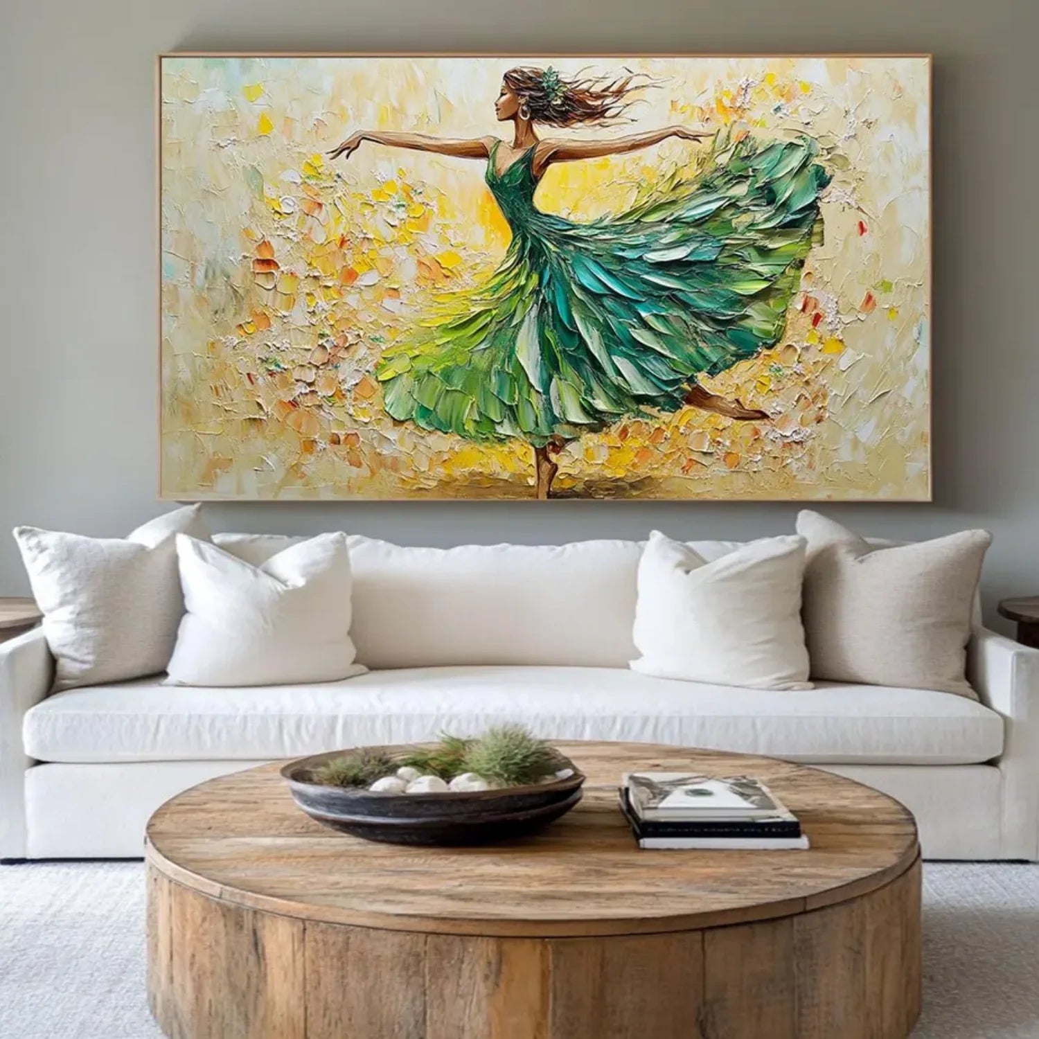 Abstract Portrait Textured Wall Art #AP058