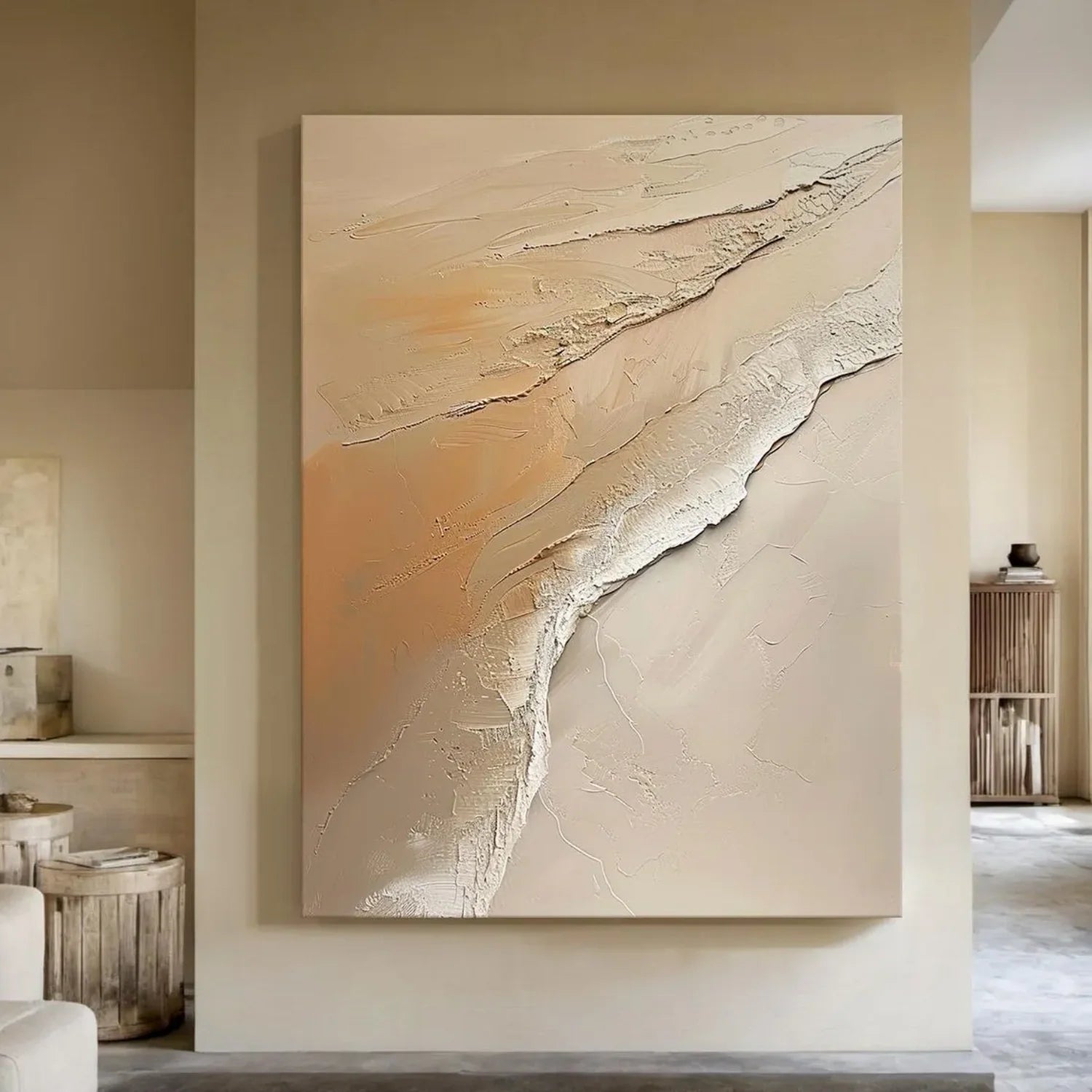 Abstract Textured Canvas Art #WS596