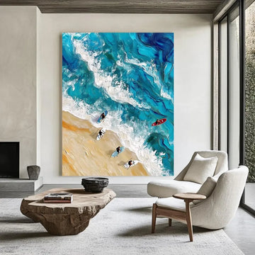 Swimming Sport Textured Wall Art #SA015