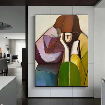 Abstract Portrait Wall Art #AP063