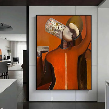 Abstract Portrait Wall Art #AP060