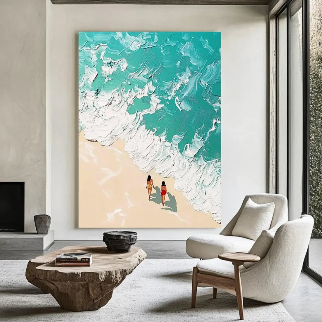 Swimming Sport Textured Wall Art #SA016