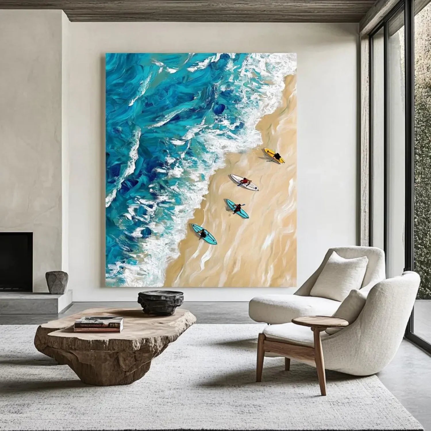 Swimming Sport Textured Wall Art #SA014