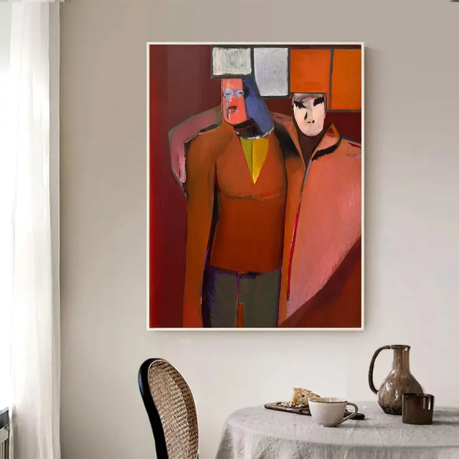 Abstract Portrait Wall Art #AP062
