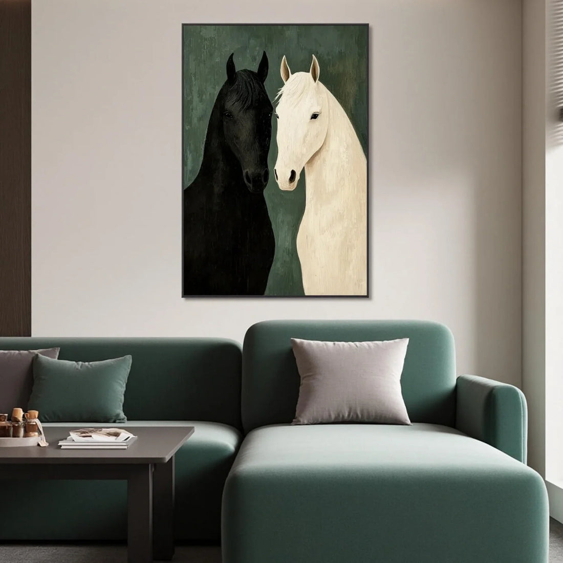 Abstract Animal Horse Wall Art #AL123