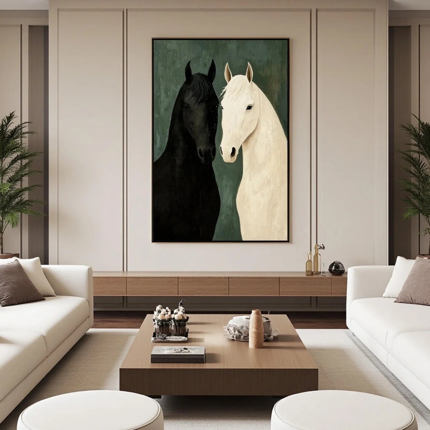 Abstract Animal Horse Wall Art #AL123